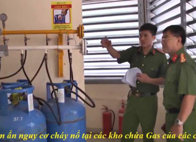 TIỀM ẨN NGUY CƠ CHÁY NỔ TẠI CÁC KHO CHỨA GA CỦA CÁC CƠ SỞ