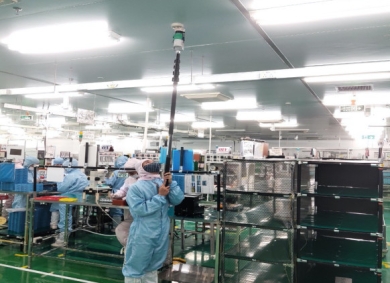 Kiểm tra đầu báo cháy khu vực phòng sạch