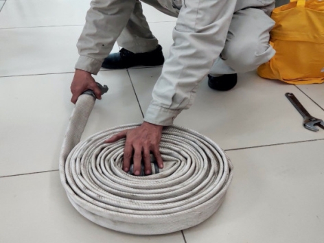 Kiểm tra bảo dưỡng cuộn vòi chữa cháy