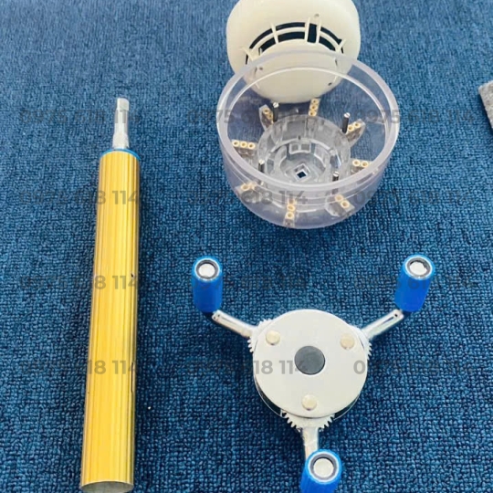 Bộ TEST đầu báo khói nhiệt 2 trong 1 màu vàng