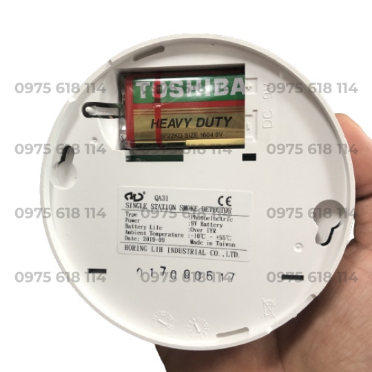 Đầu báo khói pin HORING QA-31
