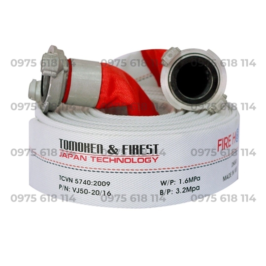Vòi Tomoken D50/20m/16 bar kèm khớp nối