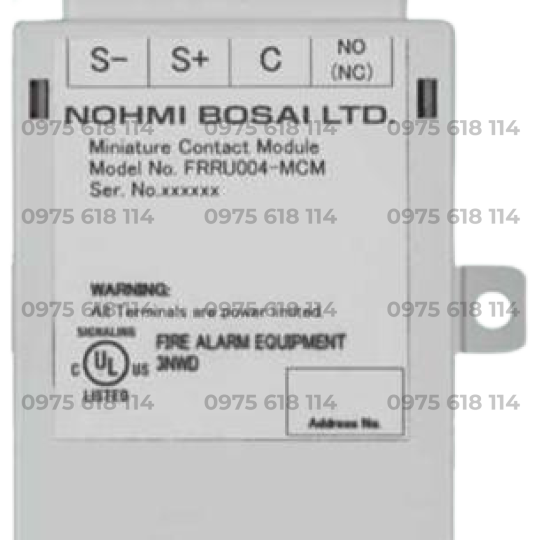 Modul địa chỉ lối vào (Loại nhỏ) cho nút ấn báo cháy  FRRU004-MCM
