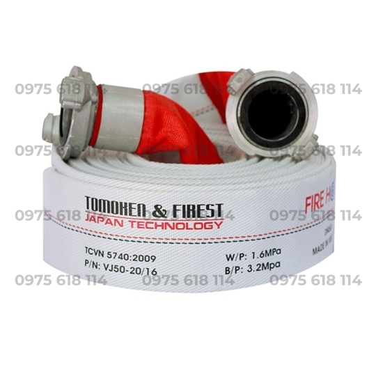 Vòi Tomoken D50/20m/16 bar kèm khớp nối