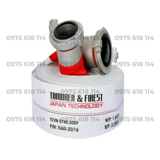 Vòi Tomoken D65/20m/16 bar kèm khớp nối