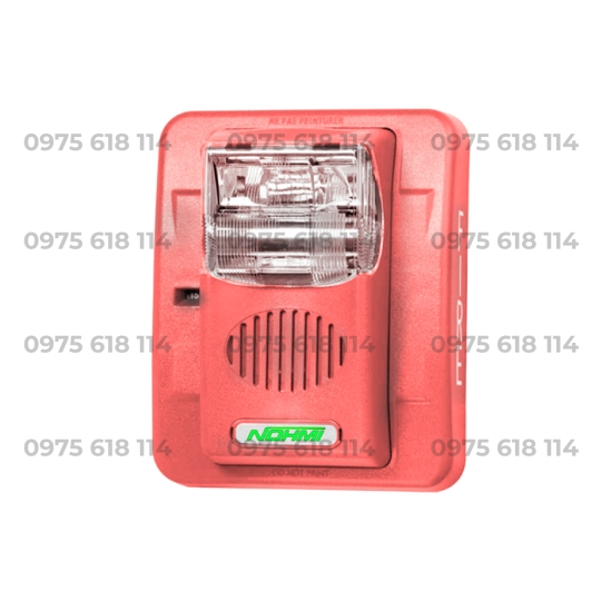 Hộp Loa và Đèn Chớp Báo Cháy (Chuẩn UL) NEC3-24WR