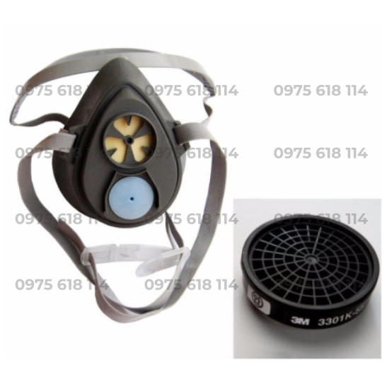 Mặt nạ nửa mặt loại 3000 sử dụng 1 phin lọc