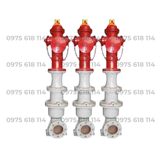 Trụ chữa cháy 3 cửa  Bộ Quốc Phòng